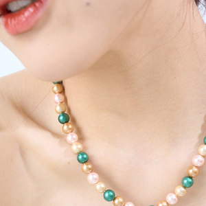 Thanh Lịch Tự Nhiên Nước Ngọt Ngọc Trai Dài Handmade Đính Cườm Đồ Trang Sức Tinh Khiết Vòng Cổ Ngọc Trai - Product Image 3