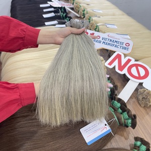 สินค้าขายดี: เส้นผมธรรมชาติสีเทาอ่อนผมตรงธรรมชาติเครื่องดึงผ้าคู่สุดพร้อมส่ง - Product Image 5