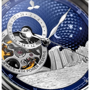 Relojes Automáticos para Hombre, Reloj de Pulsera Mecánico de Lujo para Mujer, Correa de Cuero Impermeable, Esfera de Zafiro, RGA1739 - Product Image 6