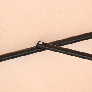 Parasol commercial robuste à double tête 4,6 x 2,7 m avec manivelle, cadre en acier étanche, pliable pour cour, hôtel, café - Product Image 3