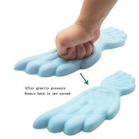 Repose-poignet pour clavier Angel Wing Cloud Support de poignet ergonomique en mousse à mémoire de forme en cuir souple pour clavier