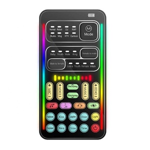 Meilleure vente Portable I9 Combo carte son Mini <span class=keywords><strong>changeur</strong></span> <span class=keywords><strong>de</strong></span> <span class=keywords><strong>voix</strong></span> jeu diffusion en direct ordinateur Mobile carte son en direct pour téléphone - Product Image 5