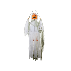 Decoración de Halloween, Fantasma Colgante con Cabeza de Calabaza, Plástico, Estilo Clásico, Artículos Festivos - Product Image 1