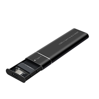 Casing Hard Drive Solid State M.2 Aluminium Mendukung NGFF SSD Hard Disk Enclosure M2 SATA SSD Case