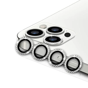 Protecteur d'objectif de caméra HD Diamond Clear pour IPhone 13 Pro Max 9D Protecteur de caméra en métal pour IPhone 14 Protecteurs d'écran - Product Image 6