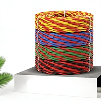 Câble souple torsadé RVS en cuivre sans oxygène 2*6mm 300V isolé PVC pour alarme, haut-parleur, interphone OEM, faible MOQ, livraison rapide
