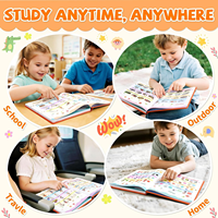 Livre sonore interactif pour apprendre les premiers mots anglais, avec contrôle tactile, livre d'images éducatif pour enfants