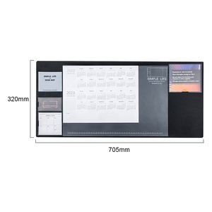 Miếng Lót Bàn Lớn OEM Miếng Lót Bàn Chống Trượt Miếng Lót Chuột Bằng Da PVC Chống Nước Có Lịch - Product Image 5