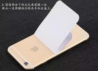 Fibre de carbone noire de 8 pouces avec couverture complète en PVC et film anti-rayures à l'arrière, étui de téléphone portable à motif sergé givré