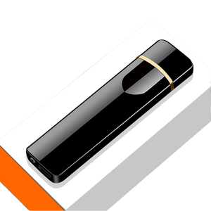 Accendisigari digitale USB con impronte digitali Ultra-sottili creativi moderni regali aziendali in metallo ecologici personalizzati - Product Image 1