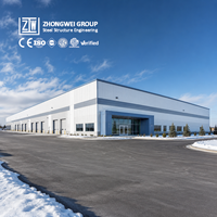 Estructura de Acero en Forma de H Personalizada ZW, Almacén, Galpón Industrial de Diseño Moderno