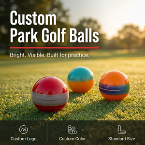 Park Golf <b>Ball</b> 60mm 2.36in Two Tone Glitter Custom Logo Colorful Practice <b>Ball</b> OEM Wholesale Golf <b>Balls</b> - Product Image 1