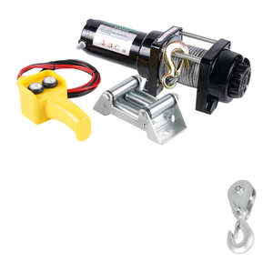 High Quality Heavy Duty Wire Rope High Speed Lifting 3000lbs Cable Electric Mini Truck Recovery <strong>Winch</strong> Hoist 12/24v - Product Image 2