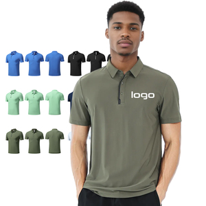 เสื้อโปโลแขนยาวแบบบางแบบกำหนดเองได้เสื้อโปโลลายทางใส่ง่ายดูดความชื้นสำหรับกิจกรรมทางธุรกิจ - Product Image 3