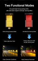 Feux de signalisation de sécurité intelligents à haute intensité avec réflecteurs prismatiques, alimentés par énergie solaire, en PVC/PE/ABS pour les conditions de brouillard