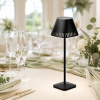 Lampe de table moderne à commande tactile, lampe de chevet LED rechargeable pour mariage, fête, chambre à coucher, décoration de la maison