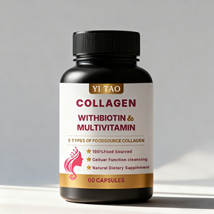 Collagen Capsules Vitamin C Hyaluronic Acid Anti-Aging Supplement OEM for Hair Growth Skin Nails Joint Bone Health - Product Image 1