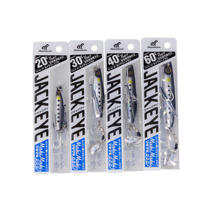 Escamas de pescado reales, sardinas rosas, cebo duro fácil de enrollar, Just Blade Jig Jack Eye Maki, señuelo de pesca para pesca en barco oceánico - Product Image 5