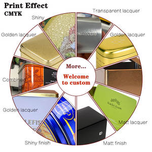 Fabbrica commestibile rotondo metallo latta lusso sciolto scatola di tè in latta contenitore imballaggio lattine di tè all'ingrosso per il tè - Product Image 6