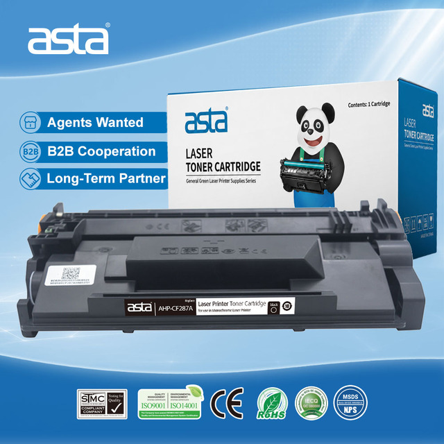 ASTA Toner Cartridge 12A 13A 26X 28A 53X 55X 64A 80X 81A 85A 87A 90A With Chip Black Compatible for HP Factory Printer Supplies