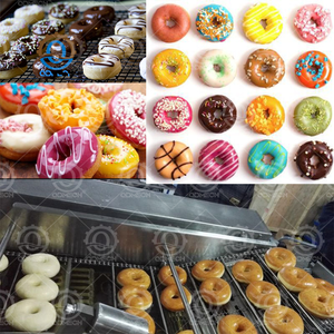 Thép không gỉ xây dựng tự động định hình có thể điều chỉnh thời gian chiên Máy Làm Bánh Rán - Product Image 2