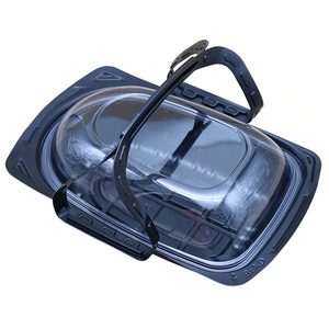 Wholesale Chinese Plastic Disposable Chicken Container Roast Chicken Box Food Box Packaging