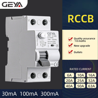 GEYA RCD RCCB disyuntores RCBO GYL9-TYPE 2P 63A 30mA ELCB AC Dispositivo de corriente Residual disyuntor MCB
