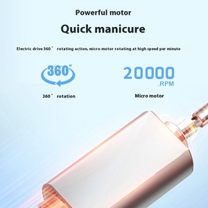 LED Electric Nail <b>Drill</b> with Screen Display Durable Plastic Dead Skin Removal Grinder for Manicure - Product Image 5