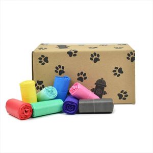 Bolsas Biodegradables y Compostables para Desechos de Mascotas, Bolsas de Almidón de Maíz para Excrementos de Perro, con Etiqueta Personalizada, Venta al Por Mayor - Product Image 5