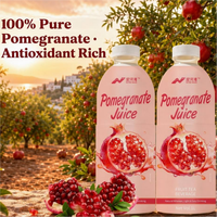 Nihewan Gevulst Granaatappelsap OEM ODM 100% Zuiver Magere Suikerarm Fles Groothandel Drank Bulk Leverancier