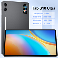 Nouvelle tablette innovante Tab S10 Ultra 16 Go + 1 To, 10,1 pouces, version mondiale 5G/4G, Android 15, écran 2560*1600, appareil photo 16 MP + 32 MP