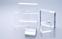 Plaques en plexiglas industriel polyvalentes avec dimensions personnalisées, panneaux rigides en PMMA pour meubles et écrans de protection