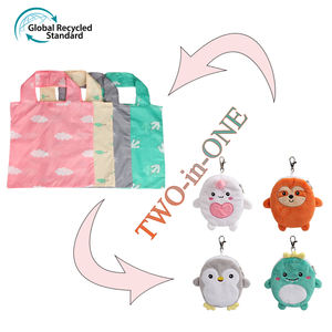 2025 nouvelle vente chaude mignon Mini jouets en peluche jouet pour chien respectueux de l'environnement avec sac à provisions promotionnel pour les enfants - Product Image 1