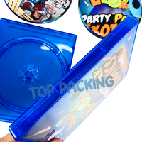 Pochette en forme de dessin animé cercle personnalisé Exotic 8th 3.5g Cd Case Mylar Bags Candy Die Cut Holographic Dvd Shape Mylar Bag
