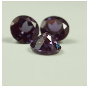 HQ Gems Alexandrite Gemstone, Brilliant Cut, Lab Grown, Color Change, Alexander Stone, 0.01-<span class=keywords><strong>2</strong></span> Carat, 8mm - Product Image 2