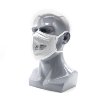 Masque facial jetable Sanqi Medical à 5 couches en tissu non tissé, respectueux de la peau, avec pince-nez ajustable SQ100Gs