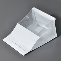 Vente en gros logo personnalisé Sac d'emballage alimentaire en plastique kraft écologique étanche avec fenêtre transparente transparente