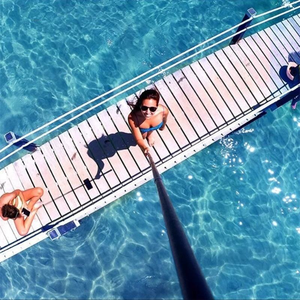 Perche à selfie extensible en aluminium réglable de 120 cm pour GoPro Hero/<span class=keywords><strong>DJI</strong></span> Osmo/Insta360 pour le ski, le surf, les vlogs en plein air - Product Image 3