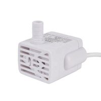 DC 5V USB Pompe Brushless pour animal de compagnie buvant Manque d'eau Coupure de courant LED lumière Rouge et Bleu mini pompe à eau submersible CE, ROHS