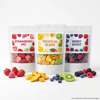 Mélange de tranches de fruits |   33 saveurs de thé glacé artisanal aux tranches séchées d'hibiscus en sachet pour cocktail |   Étiquette personnalisée/Fruits