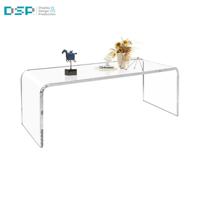 DSP Vietnam usine personnalisé moderne de haute qualité carré minimaliste transparent acrylique meubles pour la décoration de la maison-table - Product Image 4