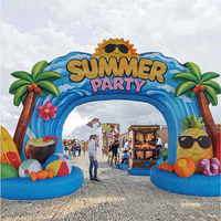 Tunnel et Arche Gonflables en PVC Taille Personnalisée pour Halloween, Décoration de Fête et Événement en Plein Air, 10-12 pieds, Résistant à l'Eau et Durable