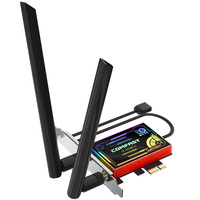 COMFAST CF-AX200 CC Nouvelle clé Wifi PCI-E 3000 Mbps Bluetooth 5.1 802.11ax Wifi 6 Carte réseau sans fil pour PC