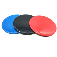 Paquete de 2 Discos Deslizantes de Ejercicio de Doble Cara de 18 cm, Duraderos, de ABS/EVA, para Entrenamientos de Core y Pilates