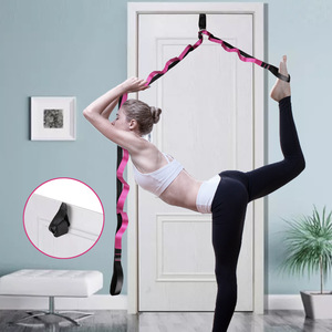 Correa de estiramiento para yoga, cuerda de nailon de 12 segmentos para entrenamiento de flexibilidad, para splits y moldeamiento corporal - Product Image 1
