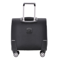 Valise cabine souple 16 pouces en nylon avec quatre roues pivotantes, compartiments multiples et compartiment pour ordinateur portable