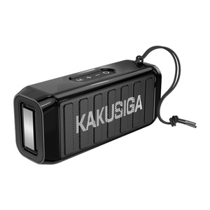 Haut-parleur Bluetooth Kakusiga avec entrée auxiliaire, USB, carte SD, radio FM, noir KSC 606 - Product Image 1