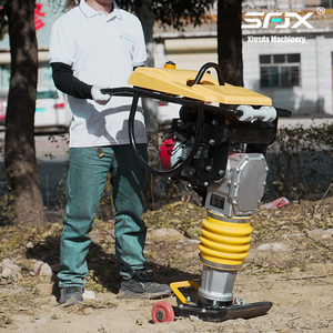 Apisonadora Manual a Gasolina con Motor de Alta Eficiencia 5.5-6.5HP, <span class=keywords><strong>Compactadora</strong></span> Vibratoria de Suelo HCR110B XINSDA - Product Image 4
