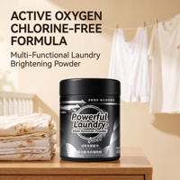 Poudre de lessive concentrée 500g sans chlore pour l'oxygène, parfum lavande, détachant portable, éclaircissant, éliminateur d'odeurs 99,9%