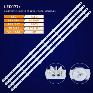 LED-Licht 7 führte für 2014 SVS3 2HD 3228 07 REV 1.3 131212 <span class=keywords><strong>NHF</strong></span> D4GE-320DC1-R1 für T320HVF 05.1 UE32H5000-5070-5570 - Product Image 2